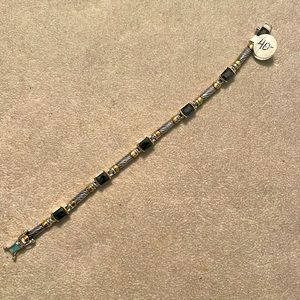 Yurman inspired 2 tone bracelet